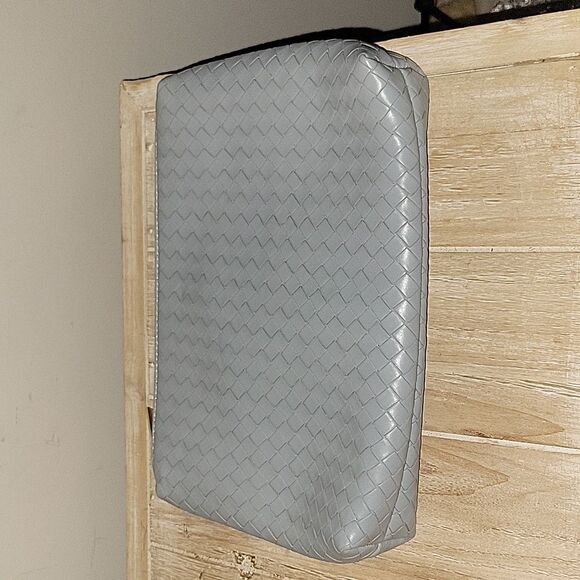 House of Harlow 1960 Blue Vegan Zip Cosmetic Case Bag - Picture 3 of 8